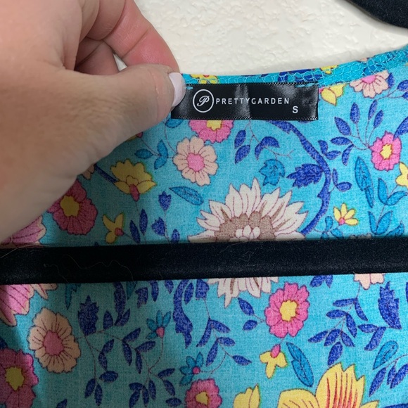 Boho Wrap Maxi Dress in Turquoise - Picture 4 of 6